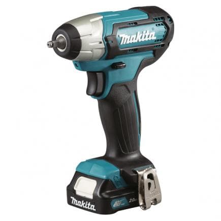 MAKITA TW060DSAJ - CLE A CHOCS 12V max 1/4" - 60 Nm - en coffret avec 2 batteries 2.0Ah et chargeur de batterie