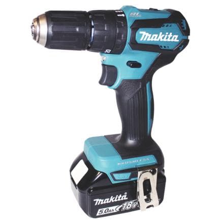 MAKITA DHP483RTJ - PERCEUSE VISSEUSE A PERCUSSION 18V 13 mm - 40 Nm - en coffret avec batteries 5.0Ah et chargeur
