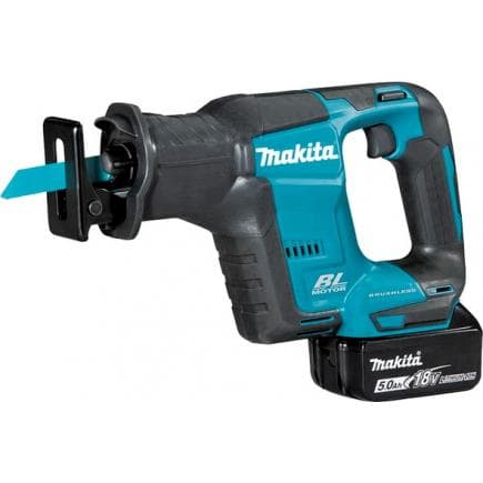 MAKITA DJR188RTJ - SCIE DROITE 18V 20 mm - en coffret avec 2 batteries 5.0Ah et Chargeurs de batterie