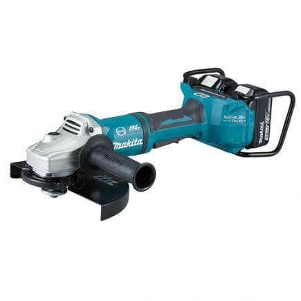 MAKITA DGA901T2U2 - MEULEUSE D'ANGLE 36V 230 mm - AWS - en coffret avec 2 batteries 5.0Ah et chargeur de batterie rapide double station