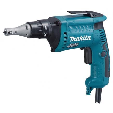 MAKITA FS4000JX2 - TOURNEVIS POUR PLAQUE DE PLÂTRE 570W 1/4" HEX 4.000 tr/min - en coffret avec chargeur de ruban