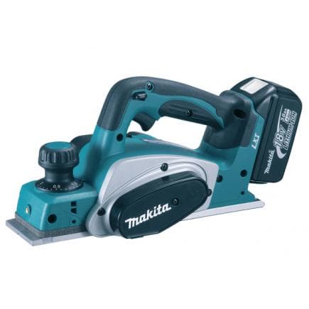 MAKITA DKP180RTJ - 18V PLANER 82MM LXT - in case with 2 batteries 5.0Ah and charger