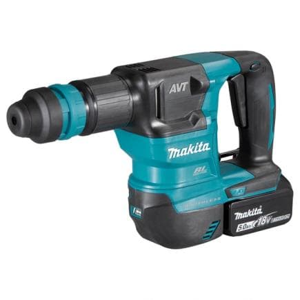 MAKITA DHK180RTJ - BURIN SDS + 18V 3,1J - en coffret avec 2 batteries 5,0Ah et Chargeurs de batterie