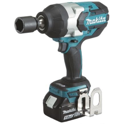 MAKITA DTW1001RTJ - CLE A CHOCS 18V 3/4" - 1.050 Nm - en coffret avec 2 batteries 5.0Ah et chargeur de batterie