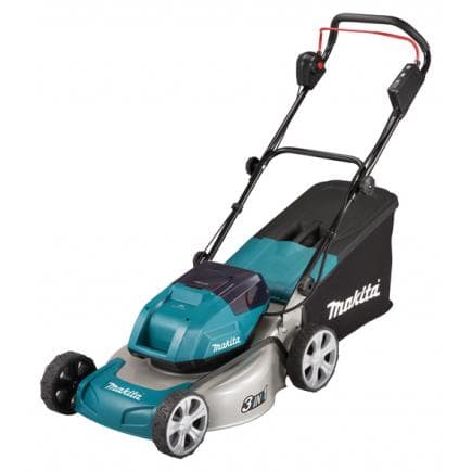 MAKITA DLM460PT2 - TONDEUSE POUSSÉE 36 V 46 cm - avec 2 batteries 5.0Ah et double Chargeurs de batterie