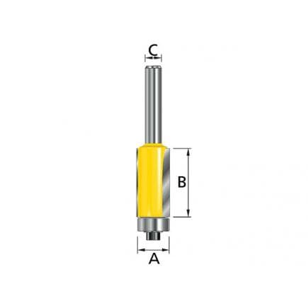 MAKITA D-10528 - Milling cutter for trimming with three cutting edges