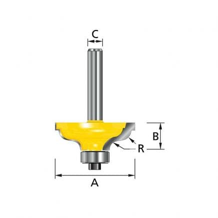 MAKITA D-11586 - Ogive milling cutter with profile