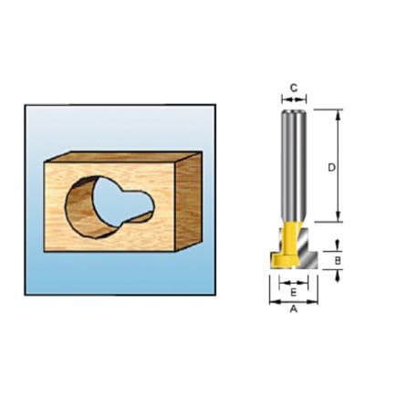 MAKITA D-11988 - Milling cutter for locks