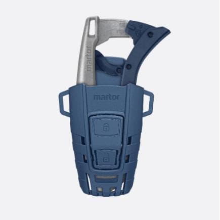 MARTOR 610101.09 - Couteau de sécurité SECUNORM 610 XDR avec holster avec grande lame spéciale 160060