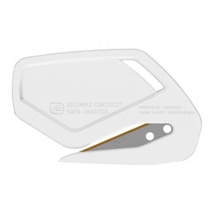 MARTOR 546922.12 - Couteau de sécurité SECUMAX CARDYCUT blanc n° 546922