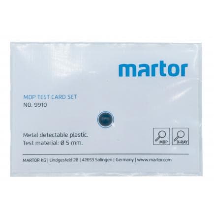 MARTOR 9910.09 - Jeu de cartes de test MDP n° 9910