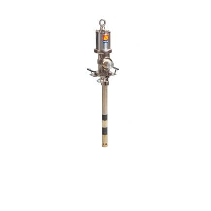 MECLUBE 011-0950-050 - Pompe pneumatique industrielle pour graisses R 50 : 1 Mod. 950 bridé double effet longueur d'aspiration 500 mm