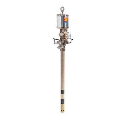 MECLUBE 011-1270-086 - Pompa pneumatica industriale per grassi R 70:1 Mod. 1270 flangiata doppio effetto lunghezza pescante 860 mm