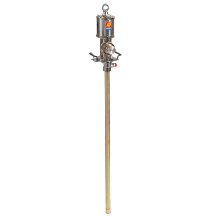MECLUBE 021-1220-125 - Pompa pneumatica industriale per olio e affini R 20:1 Mod. 1220 flangiata doppio effetto per cisterne da 750 1500 l