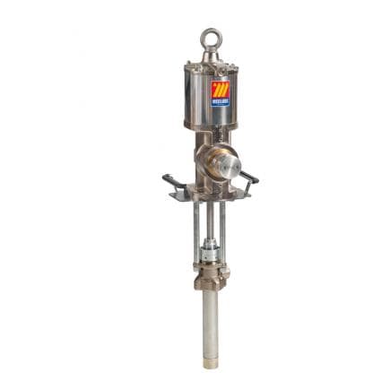 MECLUBE 021-1220-DT0 - Pompa pneumatica industriale per olio e prodotti chimici R 20:1 Portata 24 l/min Mod. 1220D disgiunta doppio effetto