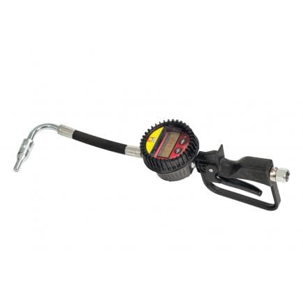 MECLUBE 024-1243-C00 - Pistolet numérique de redimensionnable pour huile Embout flexible 90° Soupape ø 14 mm