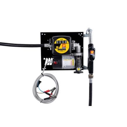 MECLUBE 090-5046-Z85 - Distributeur mural pour transfert diesel COMPACT 85 l/min 24V avec arme automatique et débitmètre