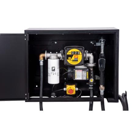 MECLUBE 090-5051-070 - MECLUBE BOX 70 l/min armoire de transfert diesel 230V avec arme automatique, débitmètre et filtre