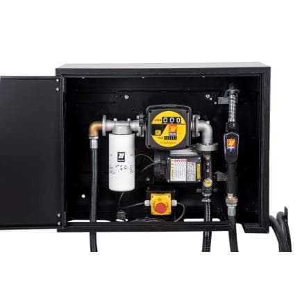 MECLUBE 090-5051-07X - MECLUBE BOX 70 l/min caisse de transfert diesel 115V avec arme automatique, débitmètre et filtre