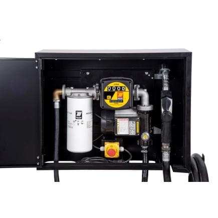 MECLUBE 090-5051-10X - MECLUBE BOX 100 l/min caisse de transfert diesel 115V avec arme automatique, débitmètre et filtre