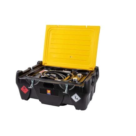 MECLUBE 090-6225-024 - Réservoir de transport diesel CHAR DIESEL PICK-UP 220 l - 45 l/min 24V avec canon automatique