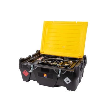 MECLUBE 090-6226-012 - Réservoir de transport diesel RÉSERVOIR DIESEL PICK-UP 220 l - 45 l/min 12V avec débitmètre numérique et mitrailleur...
