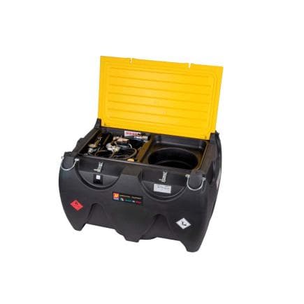 MECLUBE 090-6891-024 - Réservoir de transport diesel CHAR DIESEL 900l 60 l/min 24V avec débitmètre numérique et canon automatique