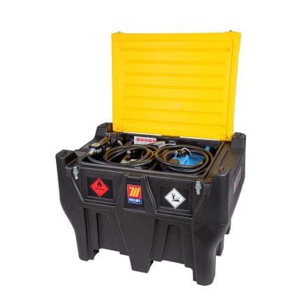 MECLUBE 090-6556-012 - Réservoir de transport diesel et Adblue PICK-UP DIESEL - AdBlue TANK 400+50l - 45 l/min + 12V avec canon manuel et...