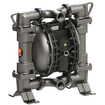 MECLUBE 028-S550-EF3 - Pompa pneumatica a doppia membrana Mod. SS550 in ACCIAIO INOX AISI 316 Guarnizioni in ptfe