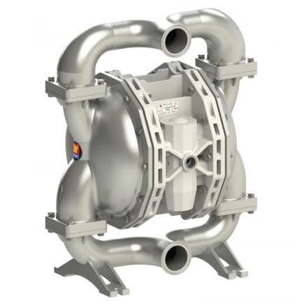 MECLUBE 028-F700-EF2 - Pompe pneumatique à double membrane Mod. FOOD SS700 en ACIER INOX SS AISI 316 Billes PTFE