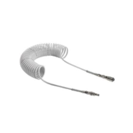 MECLUBE 053-1535-010 - Polyurethane spiral hose 6x8 l. 10m with quick coupling