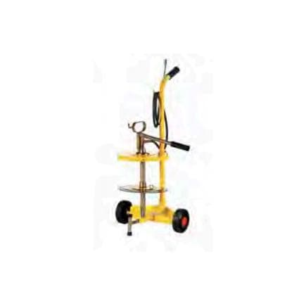 MECLUBE 1150C - Manual wheeled grease pump for 12-20 kg drums outlet grease pressure 350-400 bar