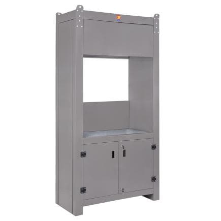 MECLUBE 023-1963-C04 - Structure d'armoire pour 4 enrouleurs de tuyau Mod. F-400 F-460 CF-500