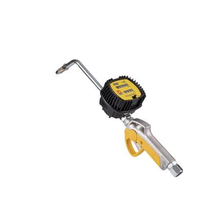 MECLUBE 024-1249-BG0 - Pistolet mécanique pour l'huile en gallons avec embout rigide Valve manuelle 45° goutte à goutte ø12 mm
