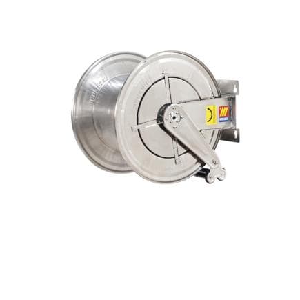 MECLUBE 070-2613-400 - Enrouleur de tuyau fixe en acier inoxydable aisi 304 fx-560 pour usage alimentaire 120°c 1/2" (sans tuyau)