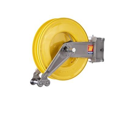 MECLUBE 071-1307-400 - Enrouleur de tuyau peint réglable s-460 pour graisse 1/2" (sans tuyau)