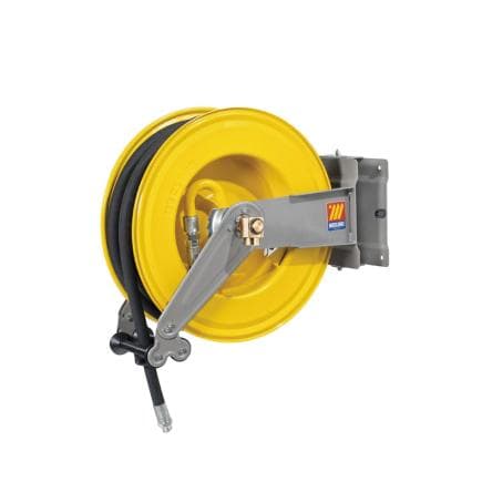 MECLUBE 071-1402-515 - Enrouleur de tuyau peint réglable s-550 pour air-eau ø3/4" 15m