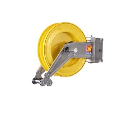 MECLUBE 071-1406-500 - Enrouleur de tuyau peint réglable s-550 pour huile, antigel et similaires 3/4" (sans tuyau)