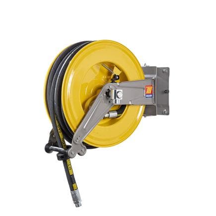 MECLUBE 071-1518-615 - Enrouleur de tuyau peint réglable s-555 pour essence ø1" -25x35 15m