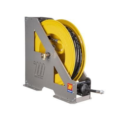 MECLUBE 073-1402-420 - Enrouleur de tuyau automatique hd-550 à usage intensif pour air-eau ø1/2