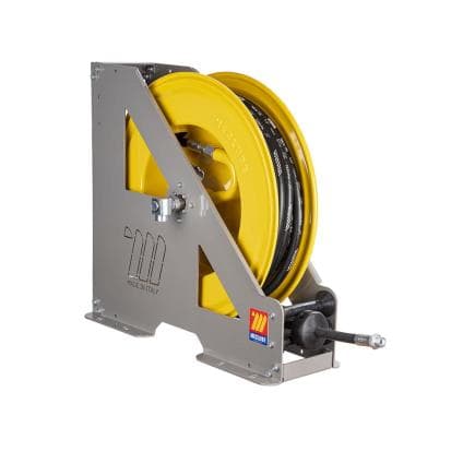 MECLUBE 073-1406-420 - Enrouleur de tuyau automatique hd-550 à usage intensif pour huile, antigel et similaires ø1/2"