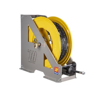 MECLUBE 073-1502-615 - Enrouleur de tuyau automatique hd-555 à usage intensif pour air-eau ø1"15m