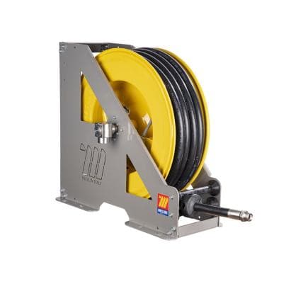 MECLUBE 073-1509-520 - Enrouleur de tuyau automatique à usage intensif hd-555 pour antigel-laveur-adblue ø3/4"20m