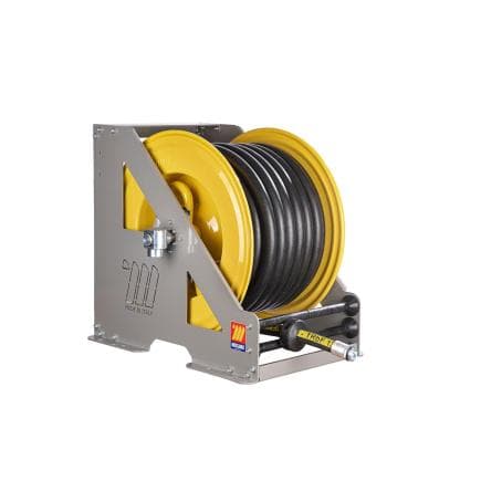 MECLUBE 073-1618-530 - Enrouleur de tuyau automatique à usage intensif hd-560 pour essence ø3/4"-19x27 30m