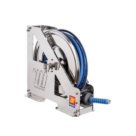 MECLUBE 073-2304-315 - Enrouleur de tuyau automatique en acier inoxydable aisi 304 à usage intensif série hdx-460 pour eau 150°c ø3/8