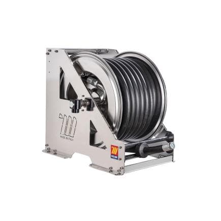 MECLUBE 073-2608-530 - Enrouleur de tuyau automatique en acier inoxydable aisi 304 à usage intensif série hdx-560 pour diesel ø3/4"-19x27