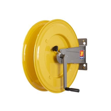 MECLUBE 077-1405-500 - Enrouleur manuel fixe en acier peint fm-550 pour eau 150°c 3/4" (sans tuyau)