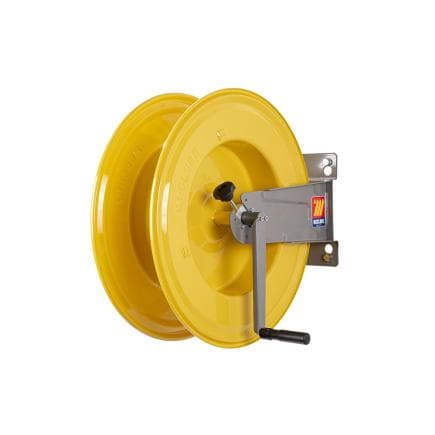 MECLUBE 077-1506-400 - Enrouleur manuel fixe en acier peint fm-555 pour huile, antigel et similaires 1/2" (sans tuyau)