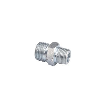 MECLUBE F96-0110-303 - Mamelon en acier galvanisé m 3/8" bsp-m 3/8" nptf