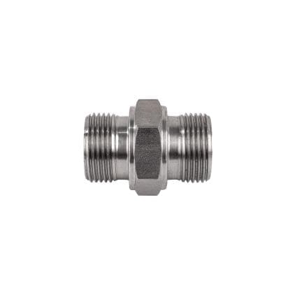 MECLUBE F96-1100-202 - Mamelon en acier inoxydable m 1/4" bsp-m 1/4" bsp